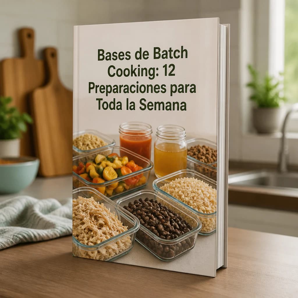 Portada de Bases de Batch Cooking: 12 Preparaciones para Toda la Semana
